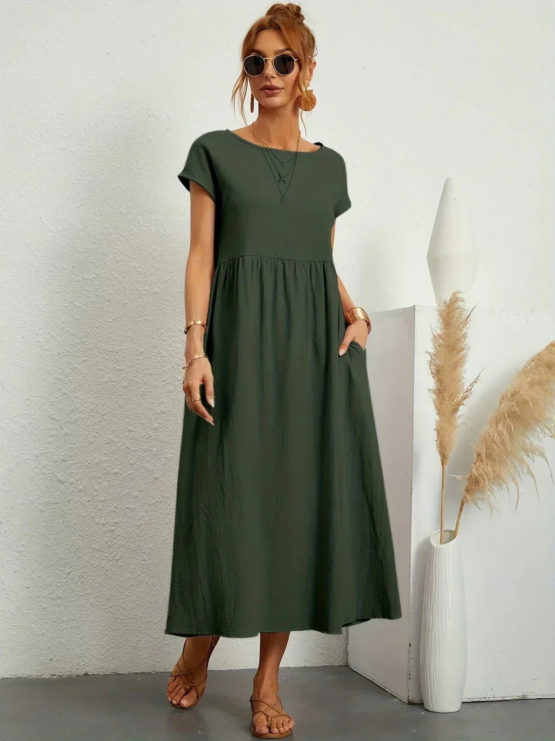 Emmie | Vestido midi informal