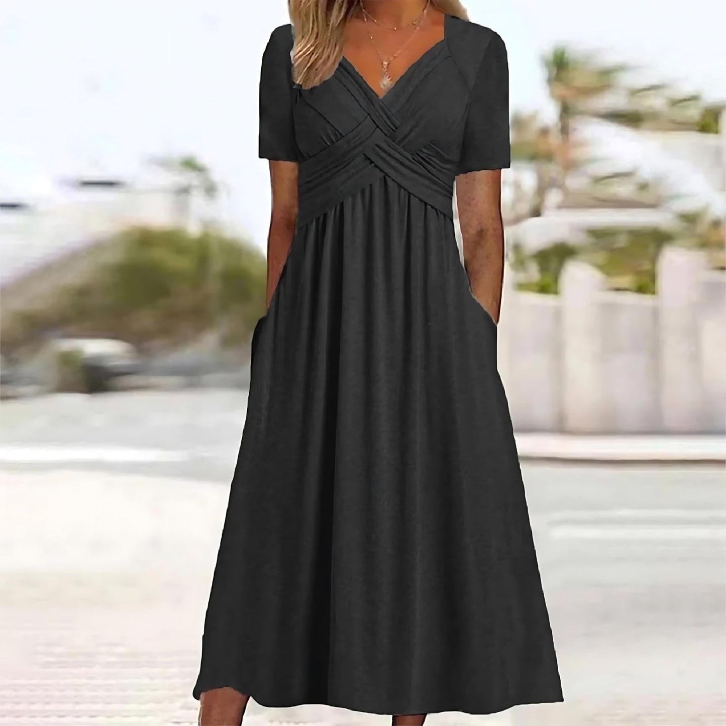 Stacey | Elegante vestido midi