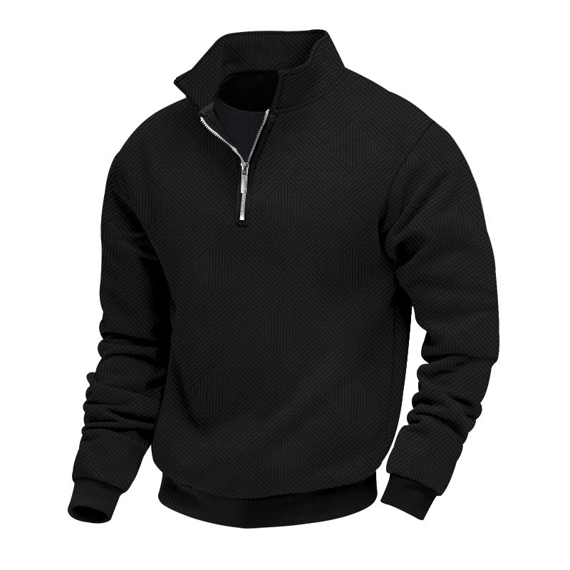 Jersey hombre half-zip cómodo y estiloso para diario y trabajo