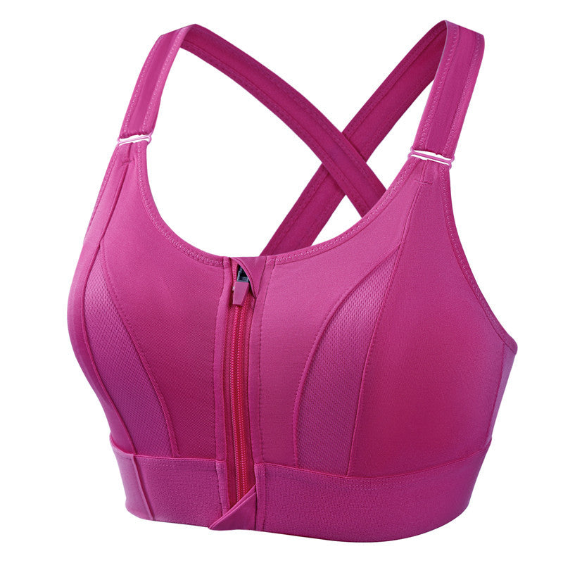 Sujetador Deportivo de Alto Impacto – Con Cremallera Frontal