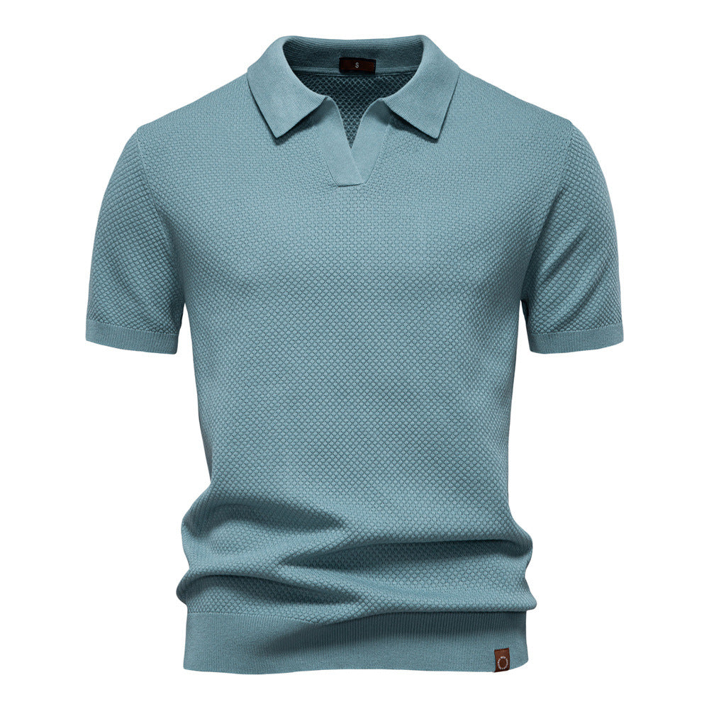 Polo de Hombre con Tejido Estructurado – Elegancia Casual