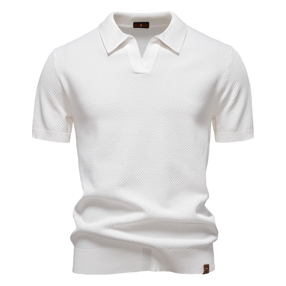 Polo de Hombre con Tejido Estructurado – Elegancia Casual