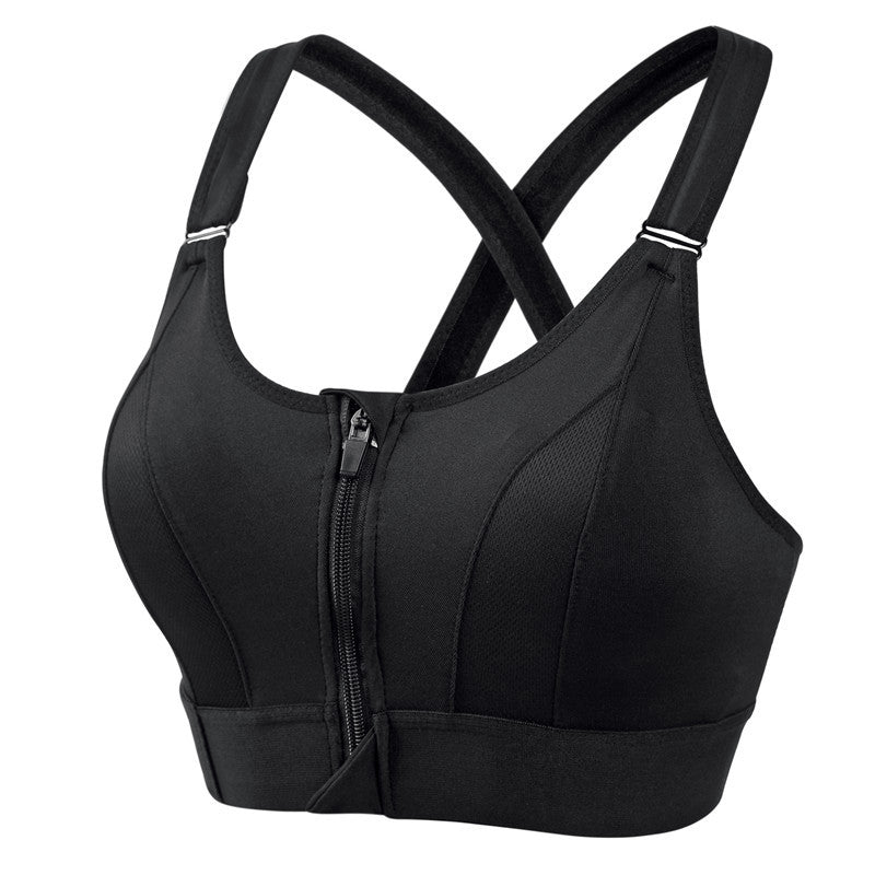 Sujetador Deportivo de Alto Impacto – Con Cremallera Frontal