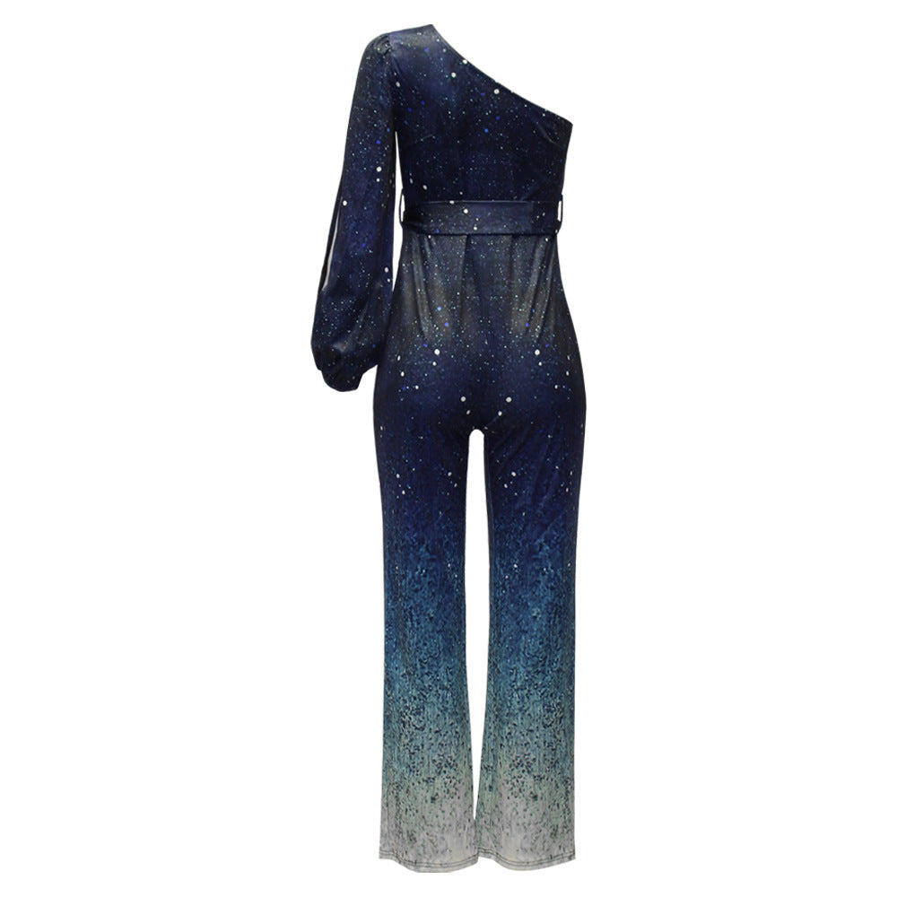Jumpsuit disco chic mujer, ligero y moderno para ocasiones especiales