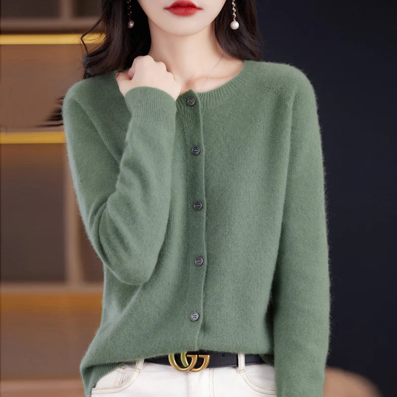 Chaqueta de punto suave con botones para mujer | Calidez y comodidad sin concesiones