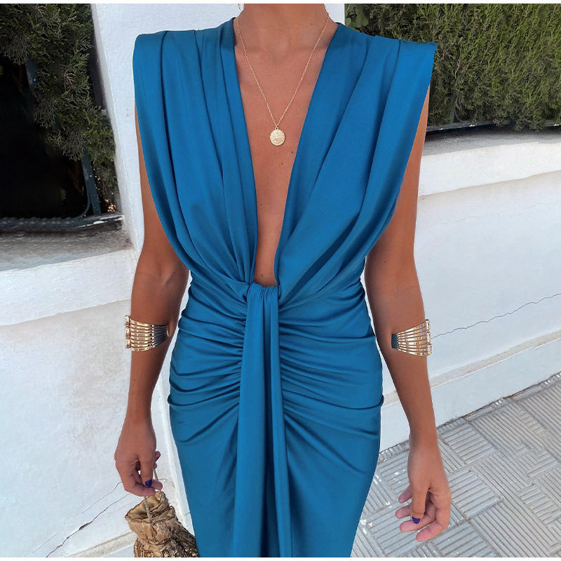 Cacelia | Vestido de fiesta con escote profundo