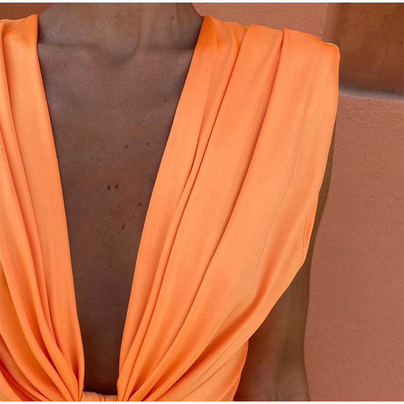 Cacelia | Vestido de fiesta con escote profundo