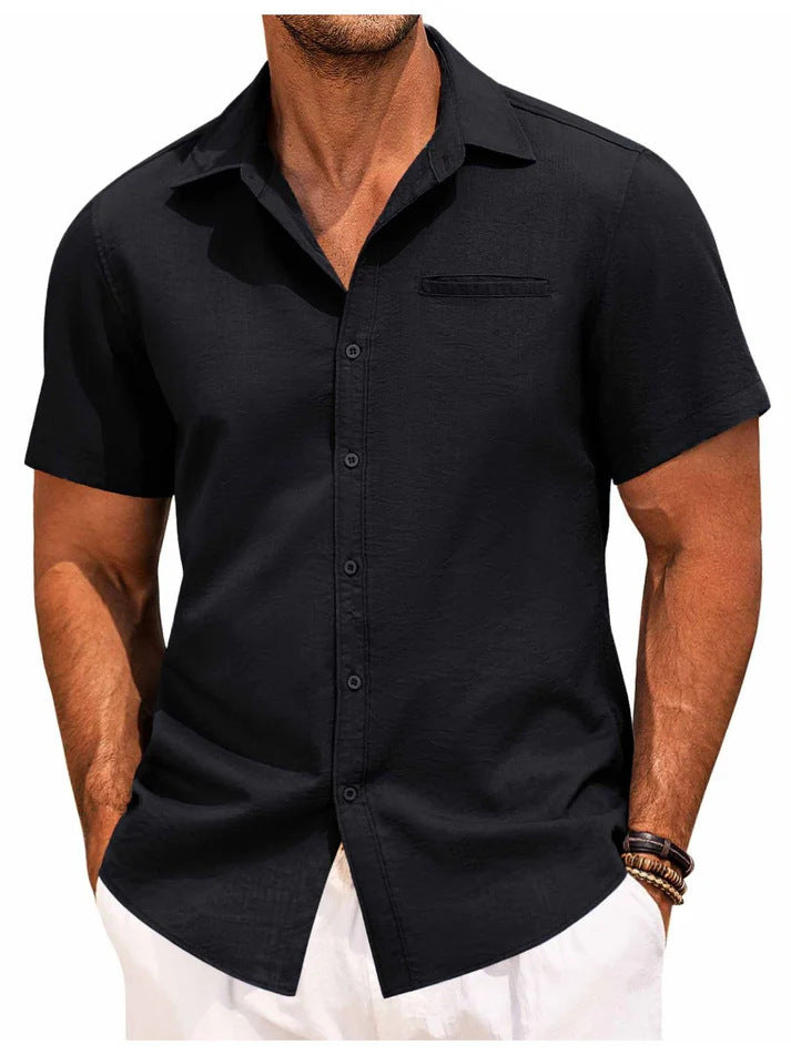 Camisa casual de hombre, chic y perfecta para oficina o ocio