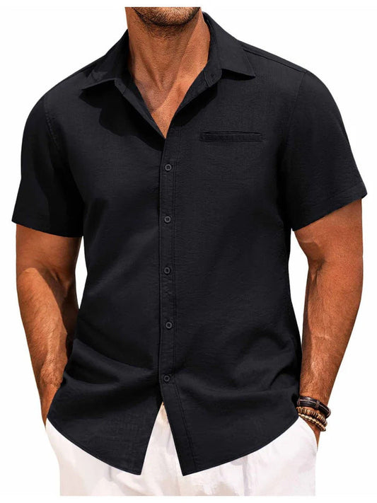 Camisa casual de hombre, chic y perfecta para oficina o ocio