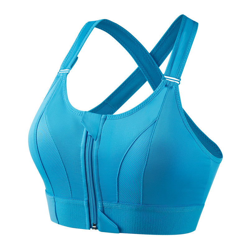 Sujetador Deportivo de Alto Impacto – Con Cremallera Frontal