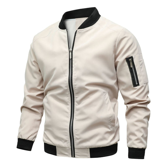 Bomber jacket de hombre, estilosa y perfecta para uso casual