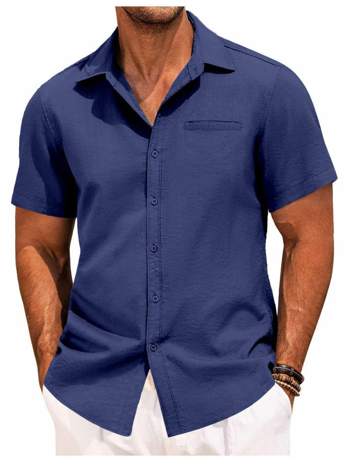 Camisa casual de hombre, chic y perfecta para oficina o ocio