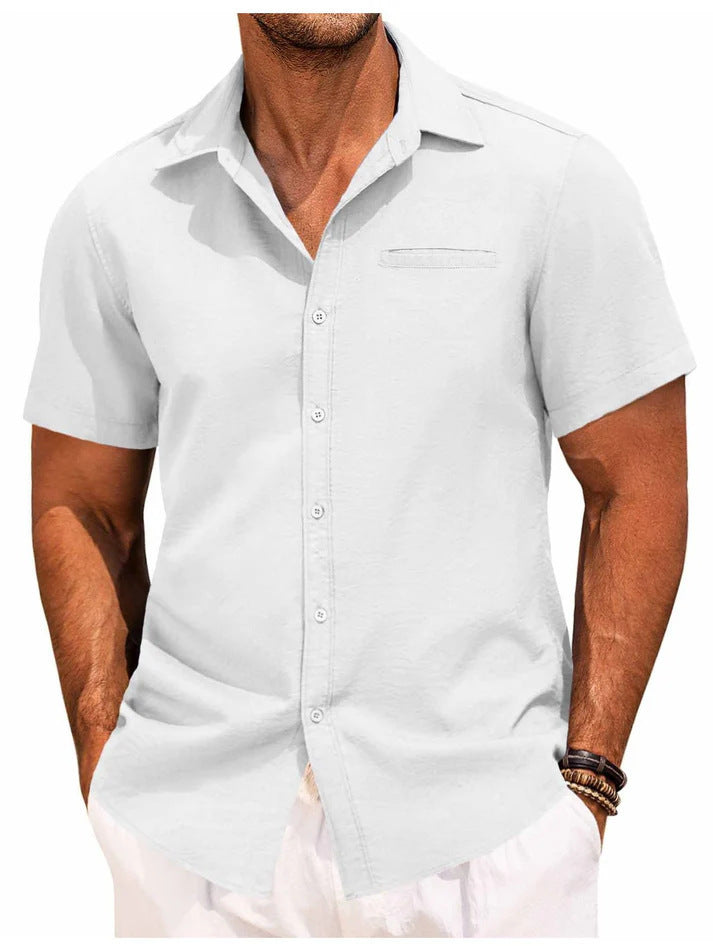 Camisa casual de hombre, chic y perfecta para oficina o ocio