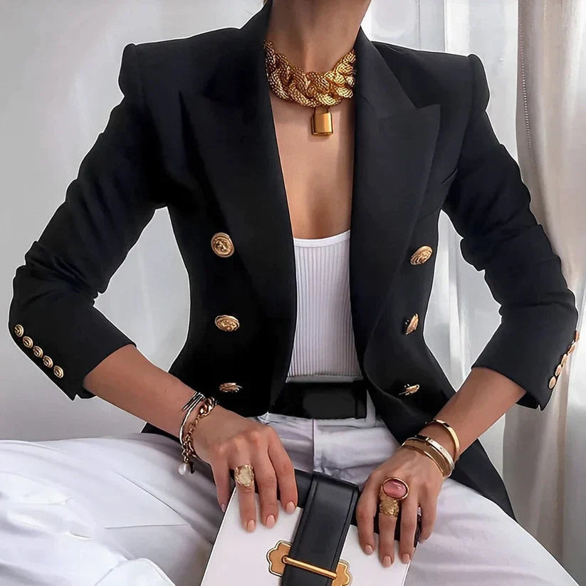Blazer mujer corte clásico, sofisticado y cómodo para diario