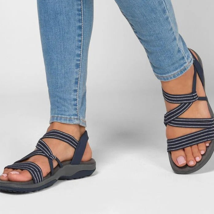 Sandalias ergonómicas mujer, modernas y elegantes para verano