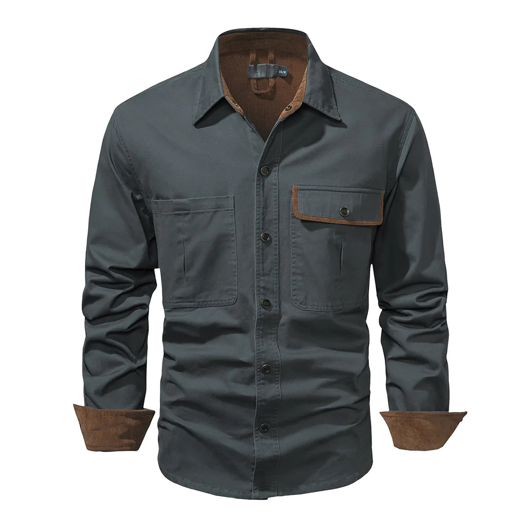 Camisa hombre elegante y ligera, cómoda para uso diario