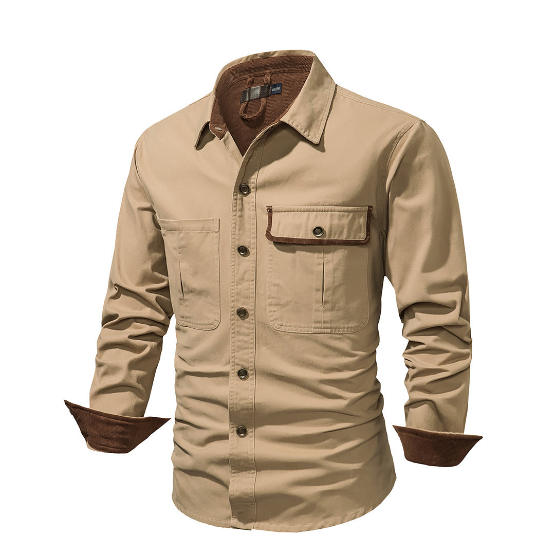 Camisa hombre elegante y ligera, cómoda para uso diario