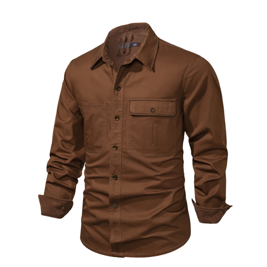 Camisa hombre elegante y ligera, cómoda para uso diario
