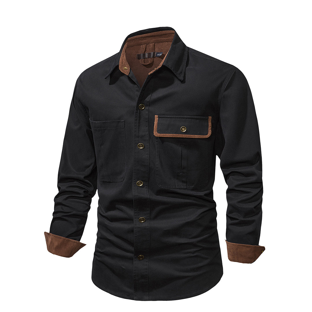 Camisa hombre elegante y ligera, cómoda para uso diario
