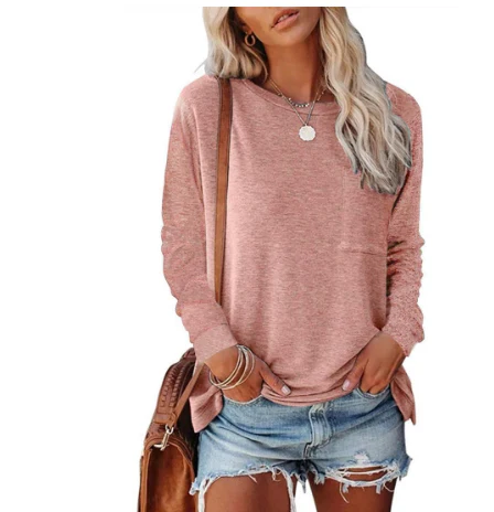 Sudadera holgada para mujer | Cuello redondo y comodidad total.