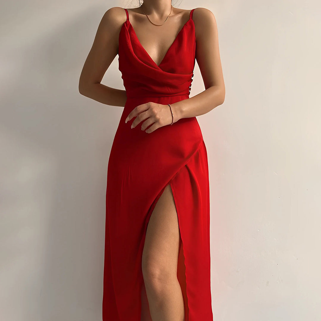 Janice | Elegante vestido sin tirantes