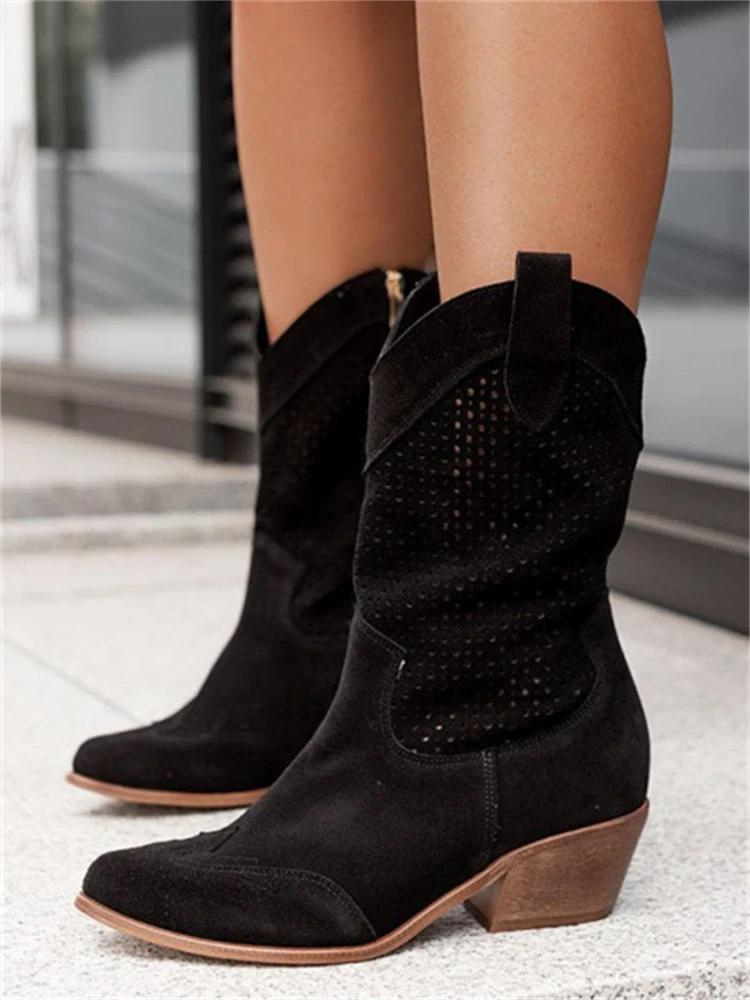 Botas estilo western cómodas y sofisticadas