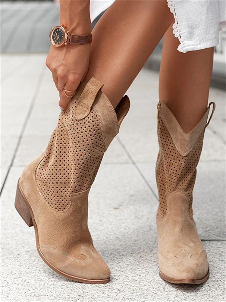 Botas estilo western cómodas y sofisticadas