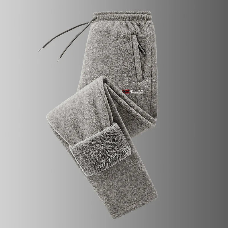 Pantalones fleece térmicos resistentes cálidos y versátiles