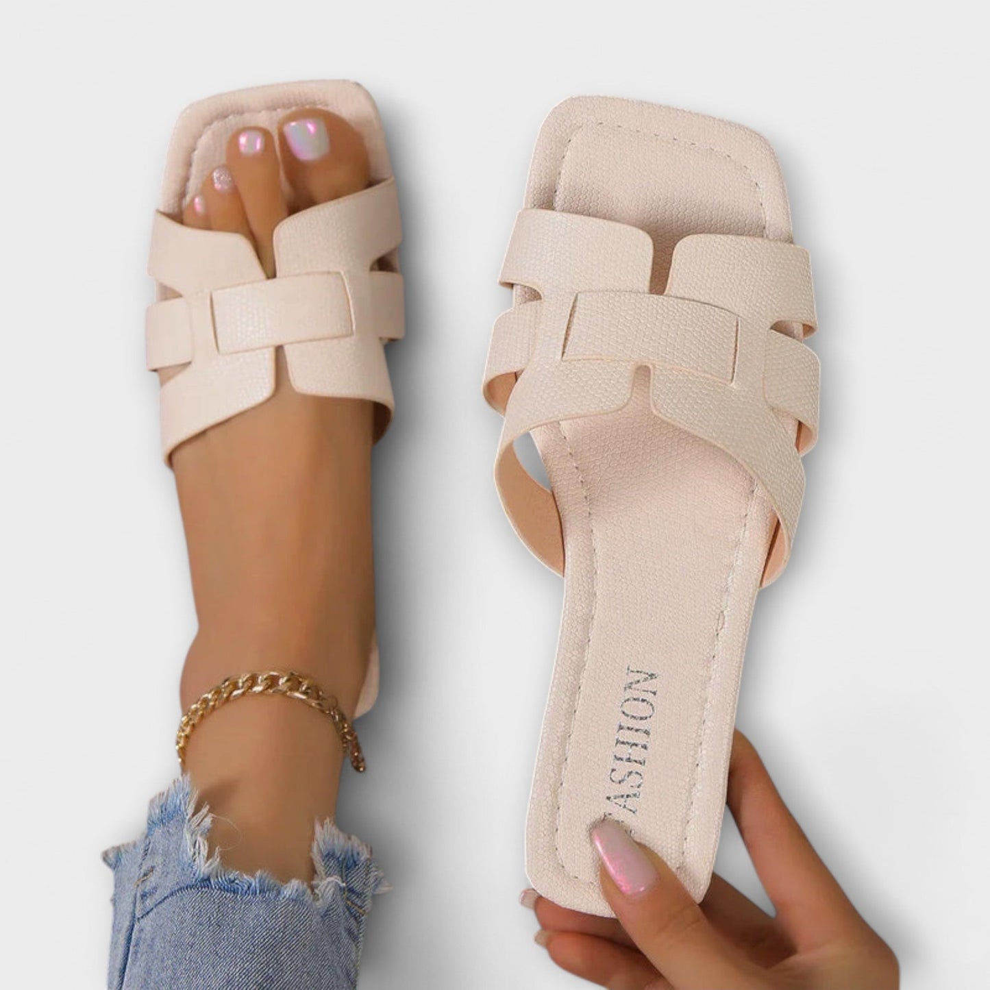 Helen | Sandalias planas para mujer