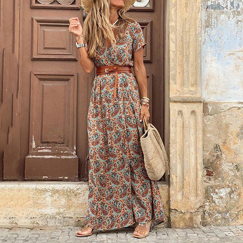 Vestido mujer estilo bohemio, sofisticado y confortable