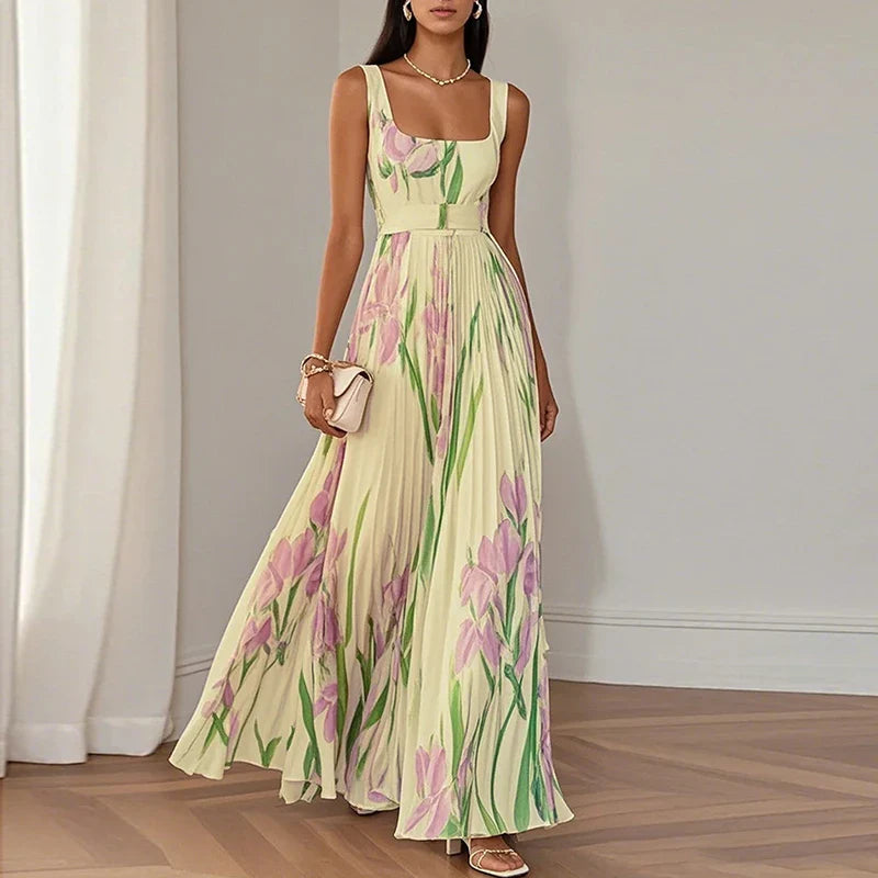 Vestido floral elegante, moderno y versáti