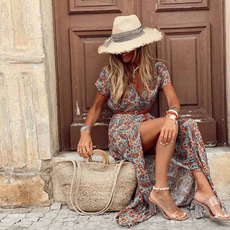 Vestido bohemio elegante, moderno y versátil