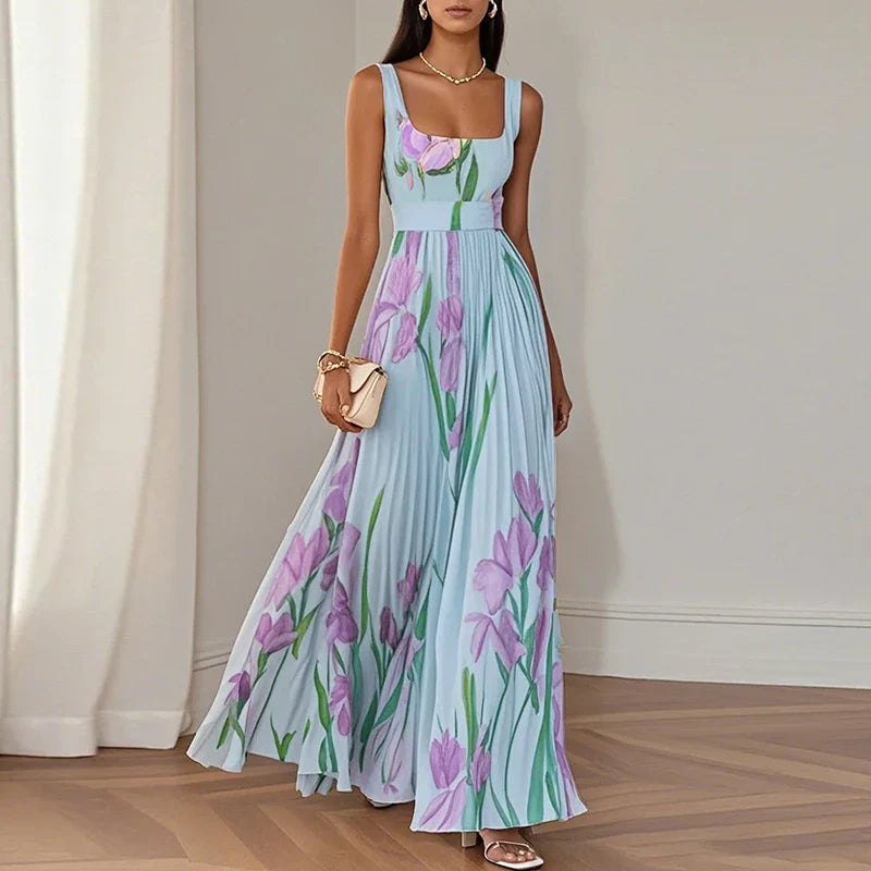 Vestido floral elegante, moderno y versáti