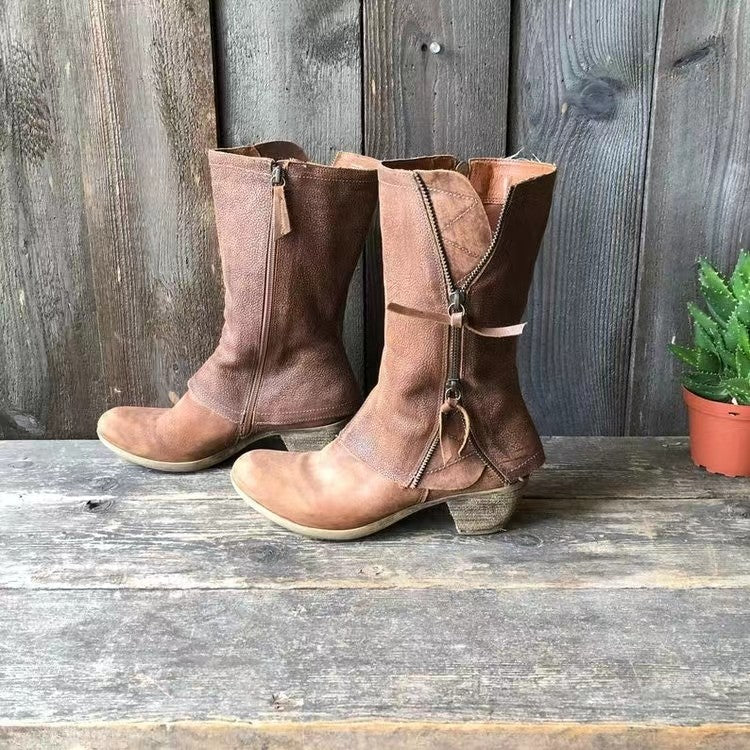 Botas elegantes mujer, estilo moderno y práctico