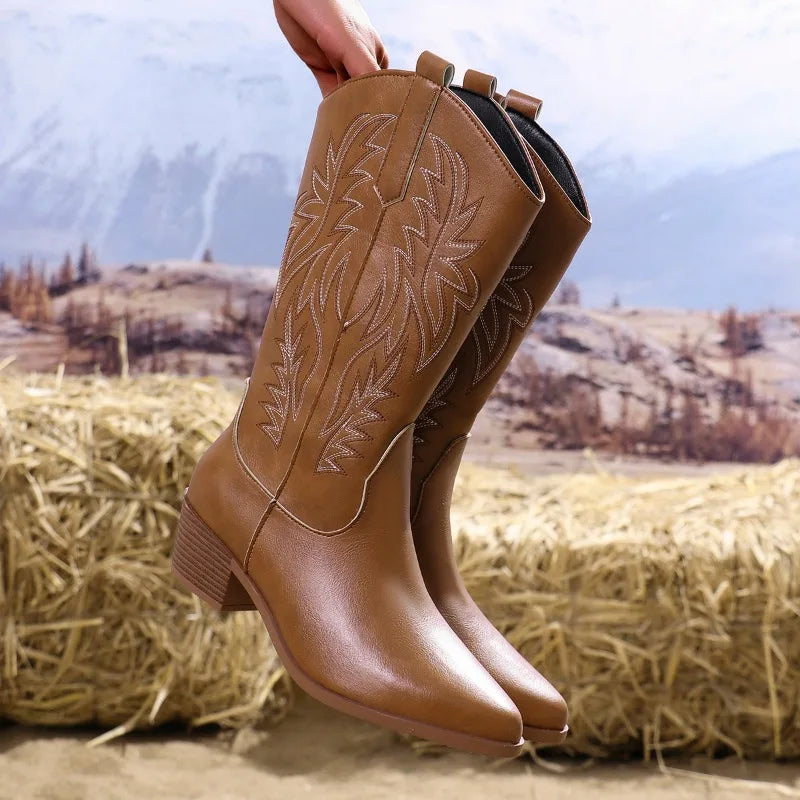 Botines western mujer con soporte, ergonómicos y modernos
