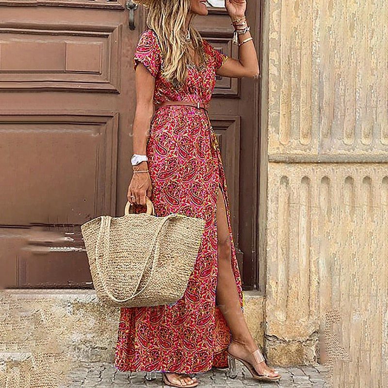 Vestido bohemio elegante, moderno y versátil