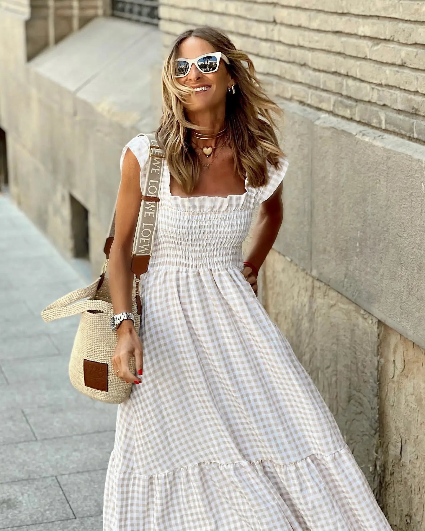 Vestido Retro Mujer – Ideal para Oficina, Ocio o Reuniones Informales