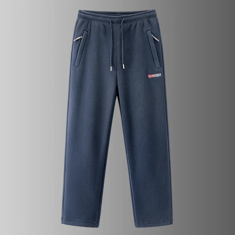 Pantalones fleece térmicos resistentes cálidos y versátiles