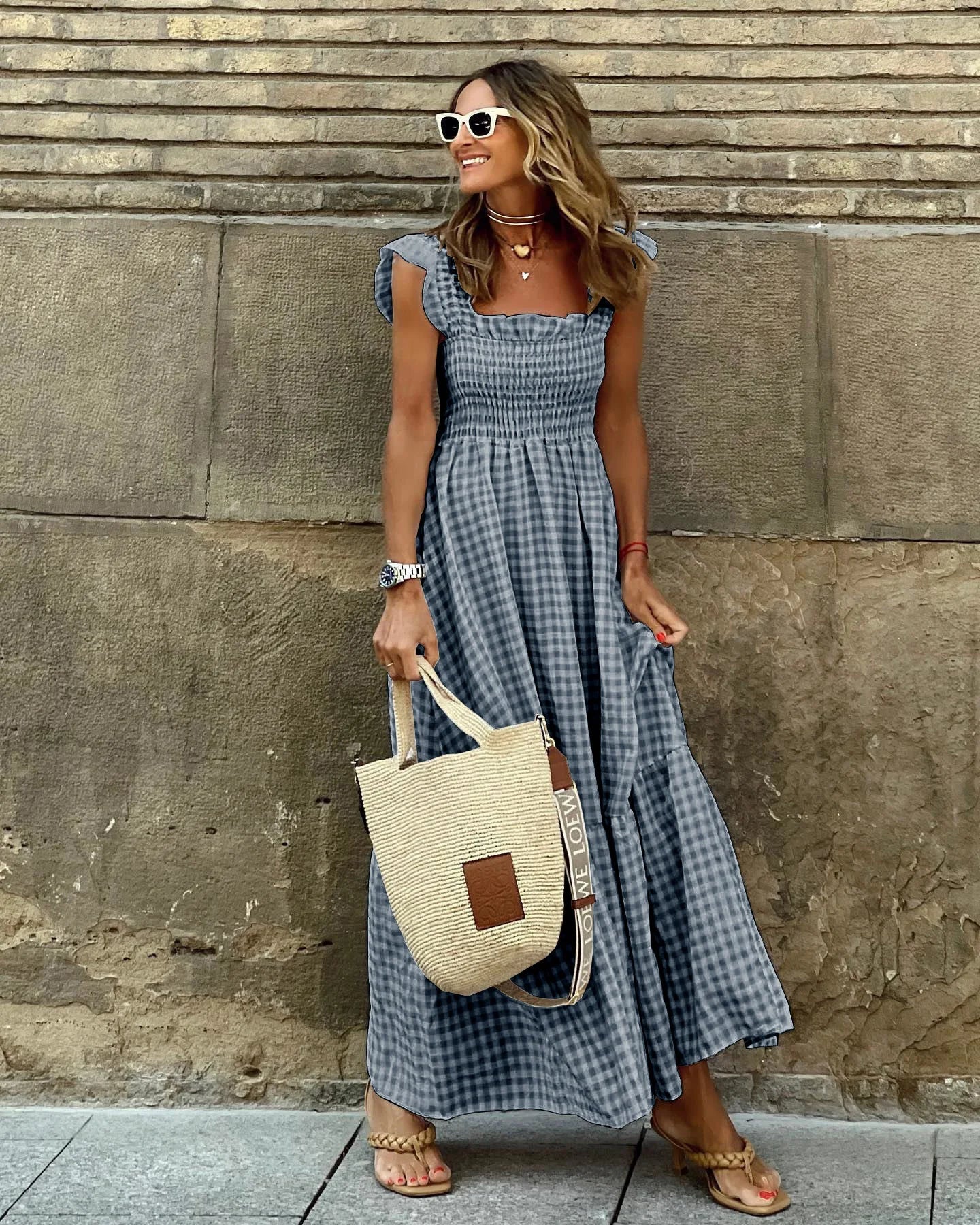 Vestido Retro Mujer – Ideal para Oficina, Ocio o Reuniones Informales