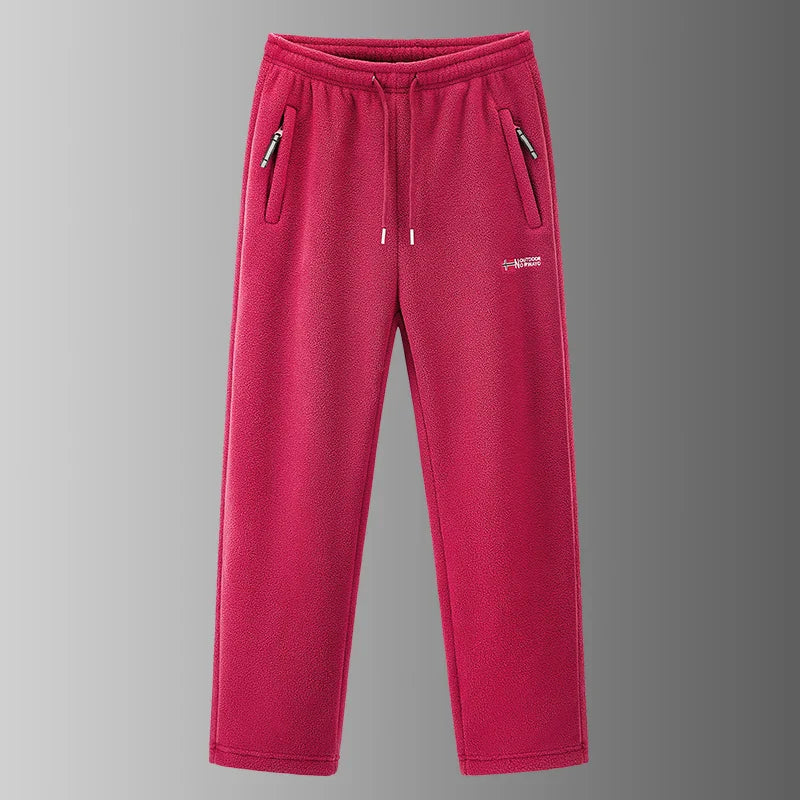Pantalones fleece térmicos resistentes cálidos y versátiles