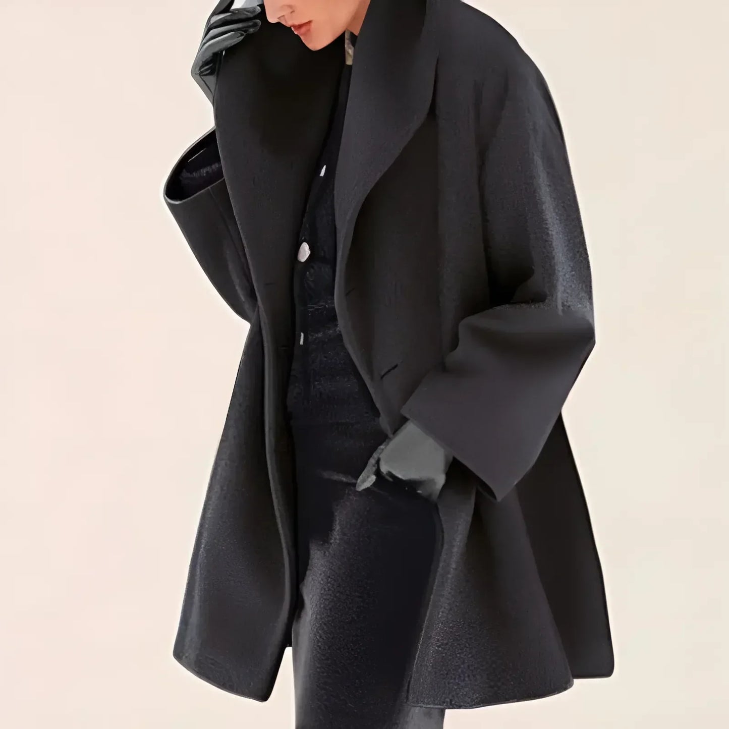Abrigo trench clásico de invierno para mujer | Protección elegante contra el frío