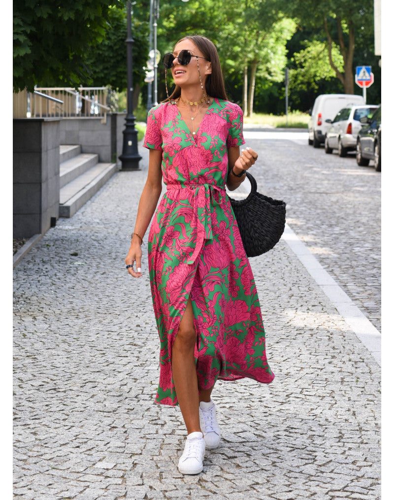 Grace | Elegante vestido con cuello en V