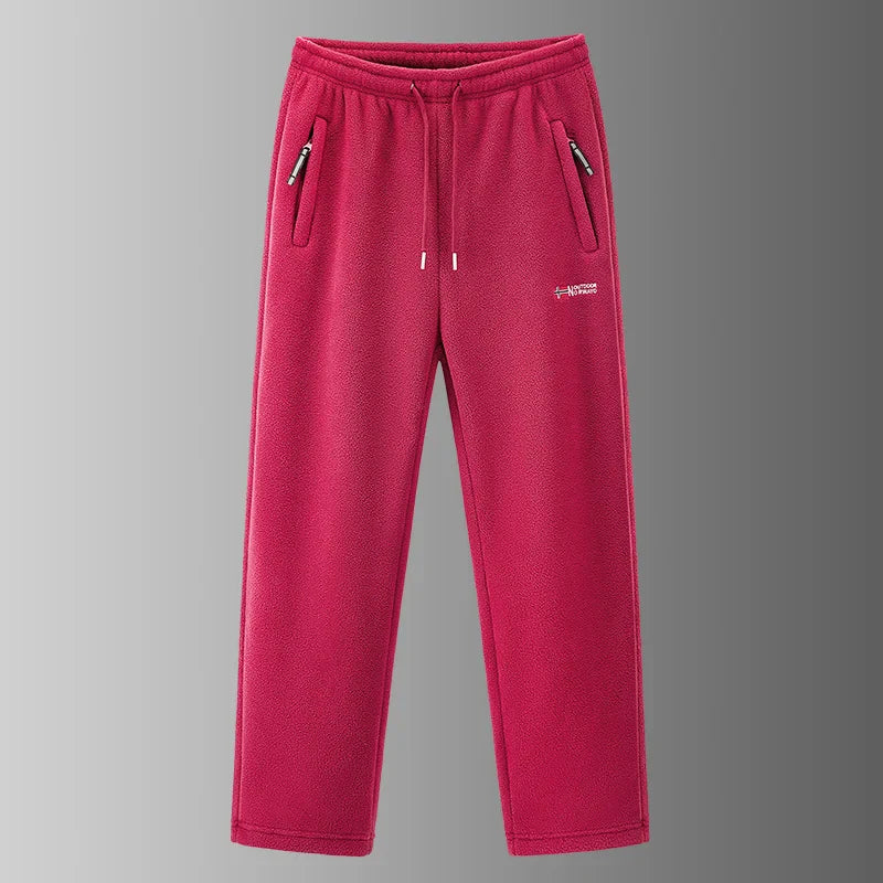 Pantalones fleece térmicos resistentes cálidos y versátiles