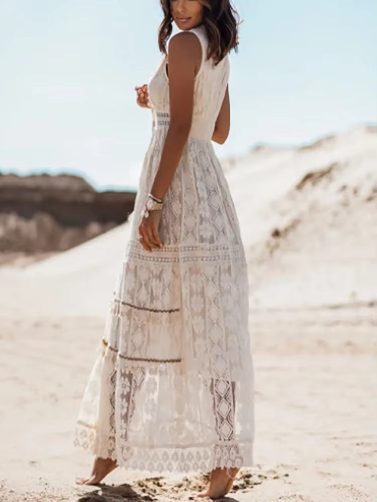 Abagail | Vestido bohemio de lujo