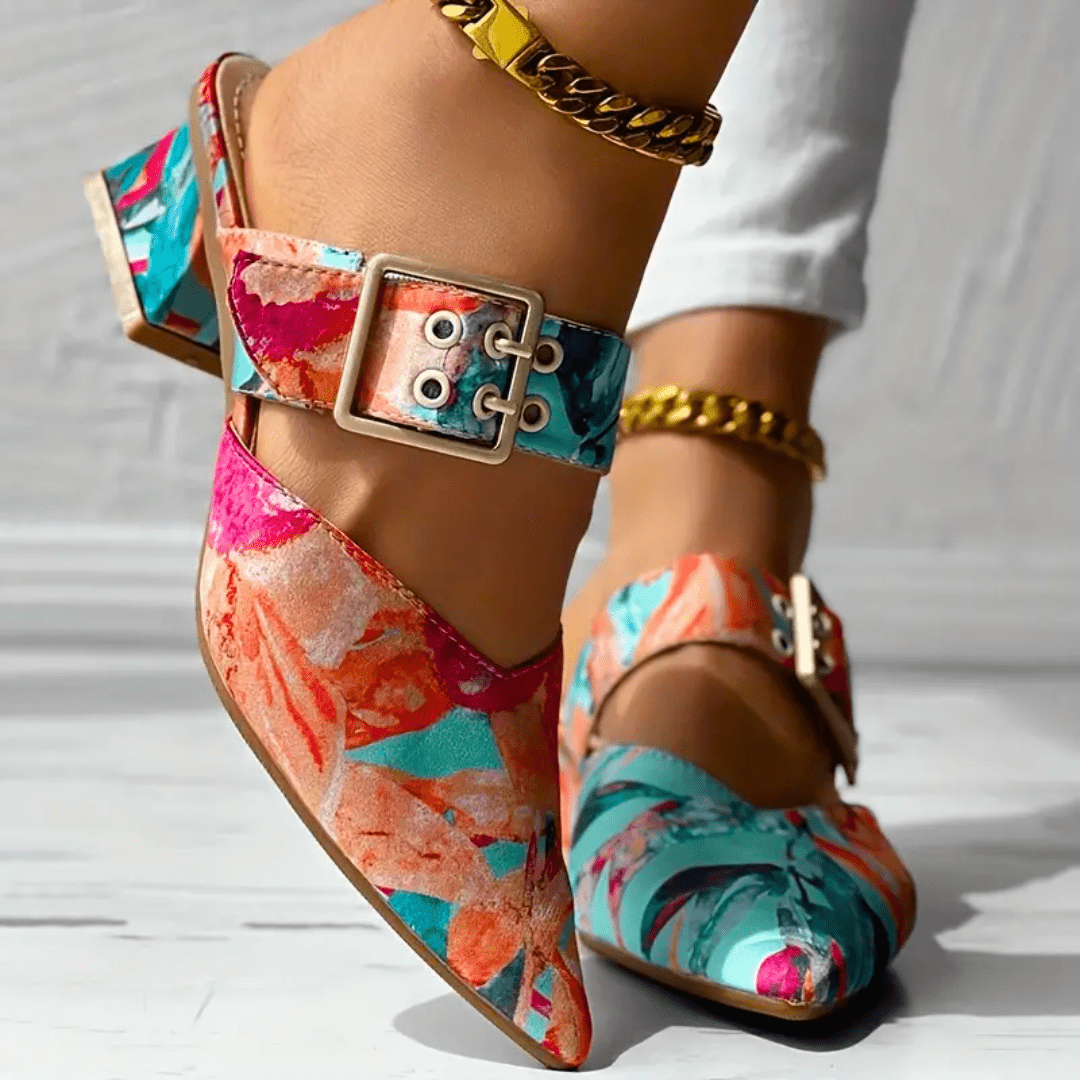 Zapatos de tacón para mujer con plantilla ortopédica