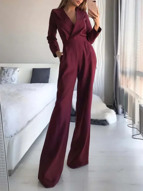 Jumpsuit largo chic versátil diario o formal