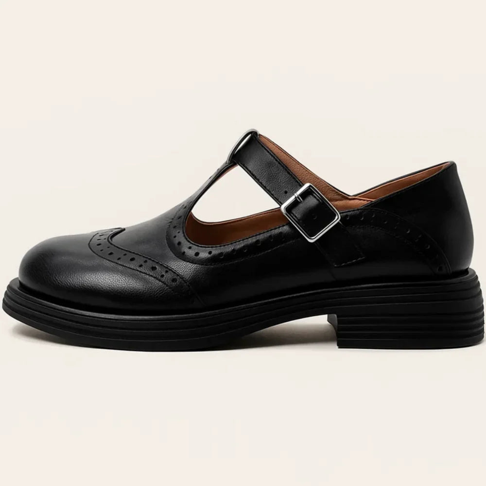 Zapatos de Cuero Mary Jane – Confort y Estilo