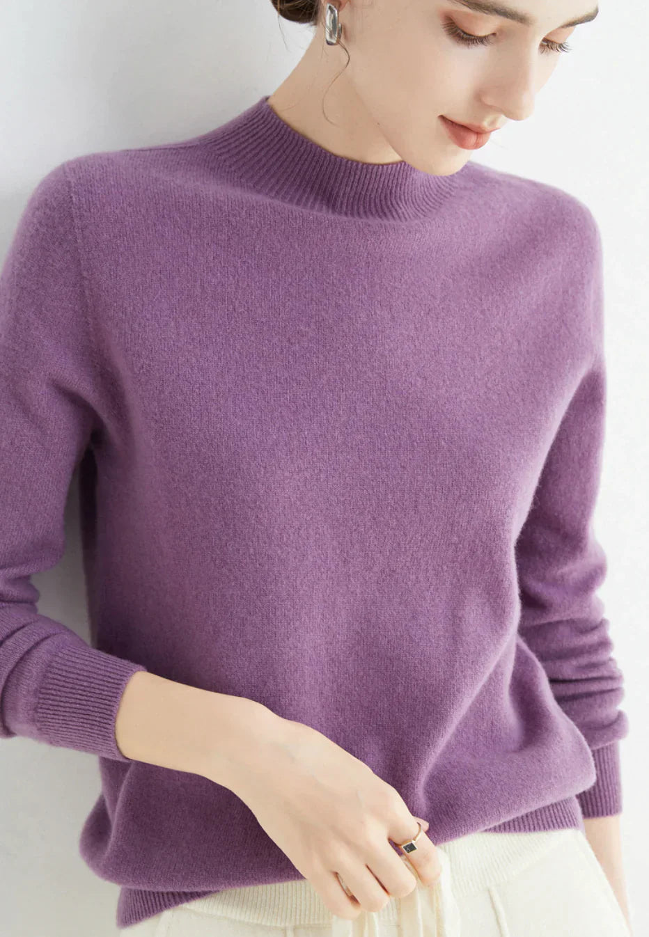 Jerséis de cachemira para mujer: suaves y cálidos para el otoño y el invierno