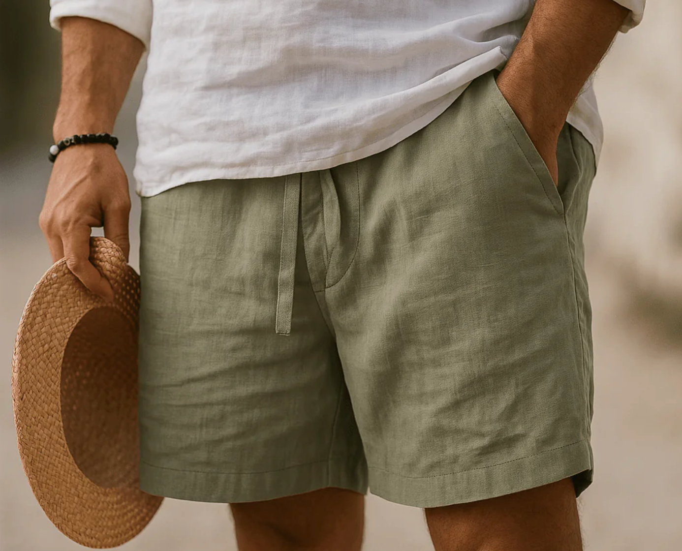 Rolan | Elegante pantalón corto de lino