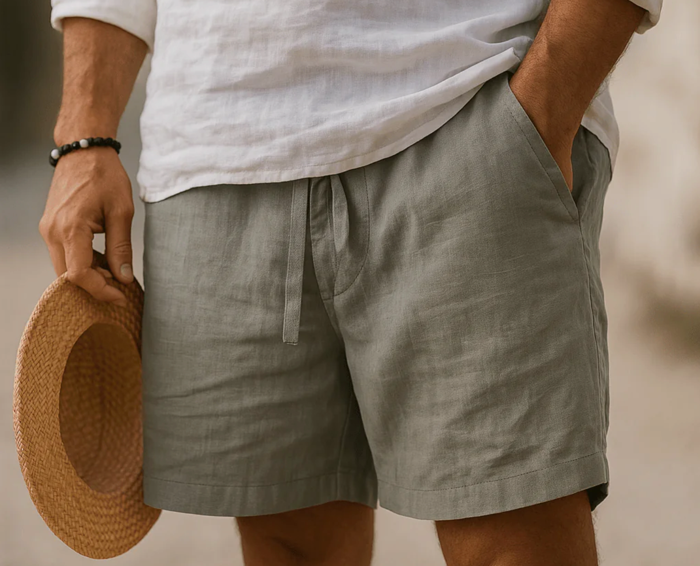 Rolan | Elegante pantalón corto de lino